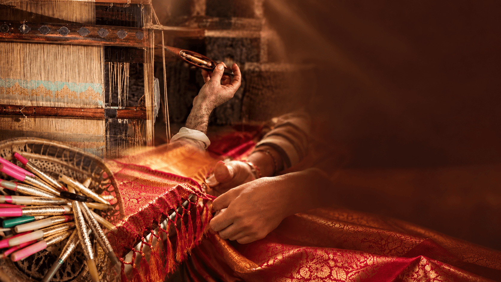 Banarasi handloom weaving — every thread tells a story